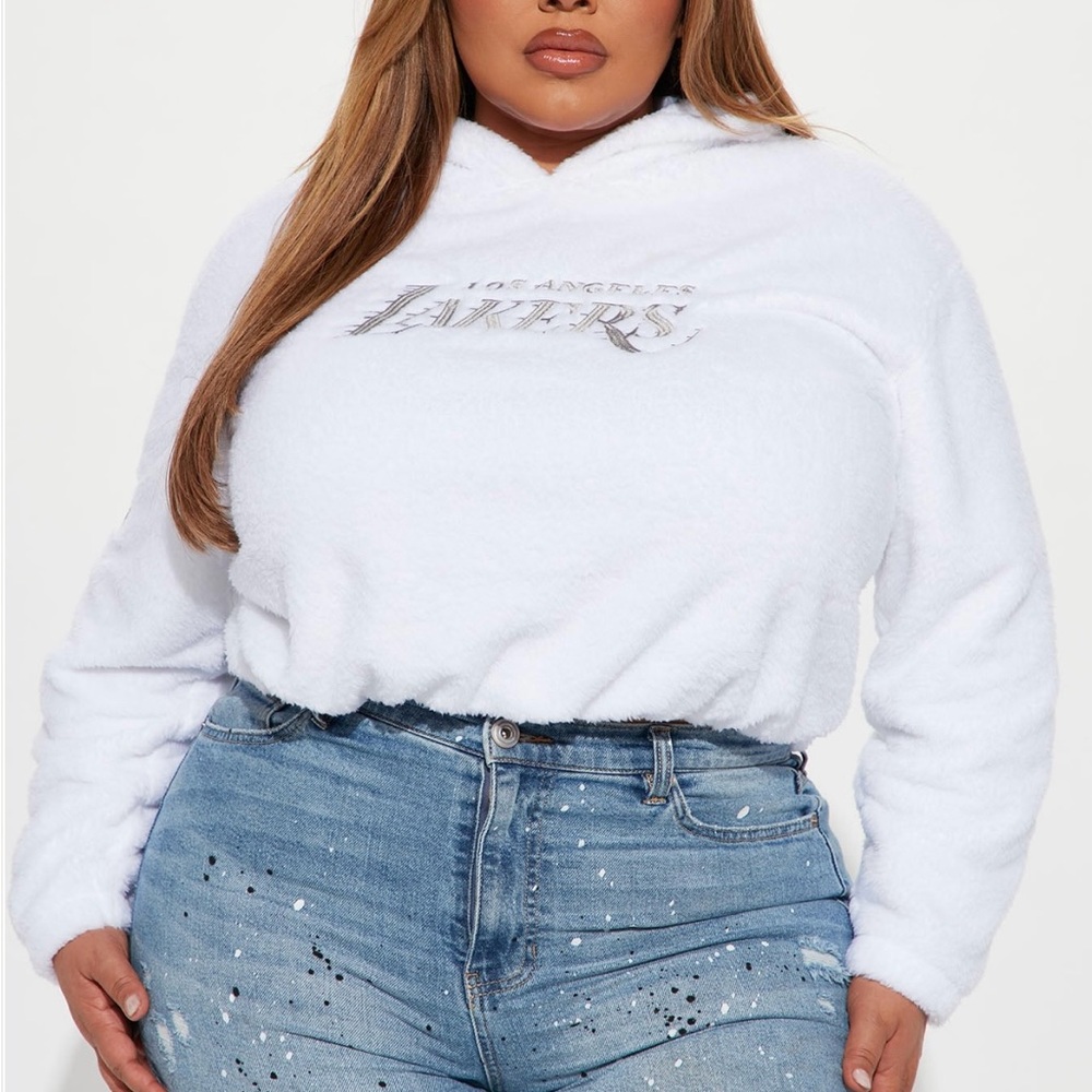 Fashion Nova Lakers Trick Shot Fleece Hoodie